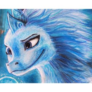 نقاشی سیسو از فیلم رایا و آخرین اژدها